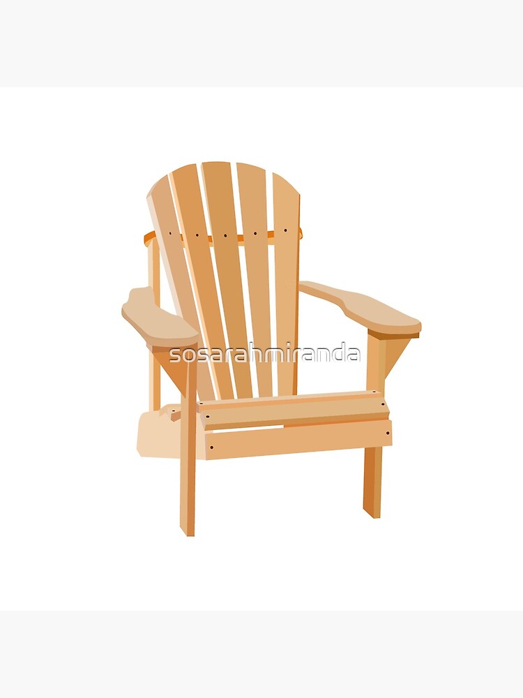 "Muskoka Chair " Throw Pillow for Sale by sosarahmiranda Redbubble