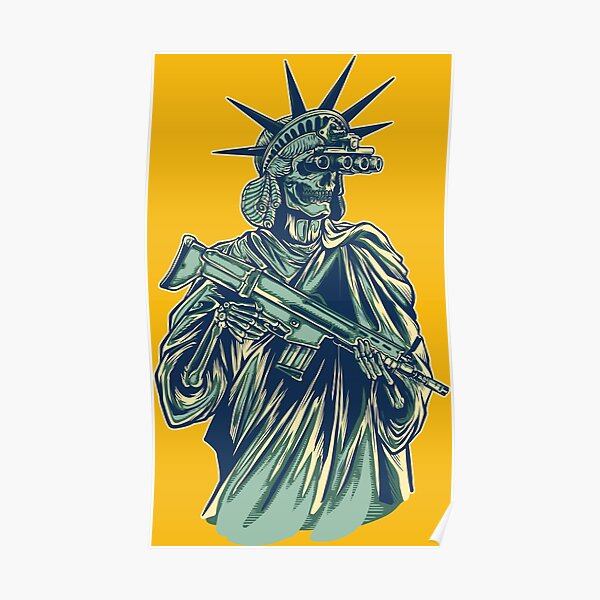 Tacticool Lady Liberty Poster