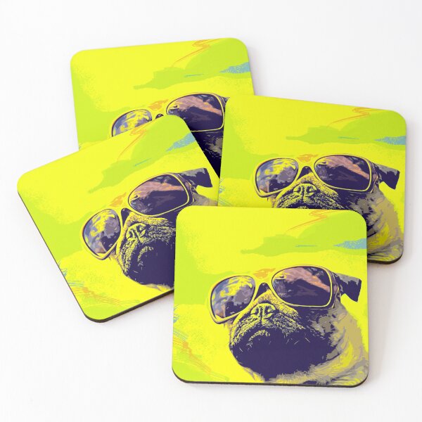 Item preview, Pug Pop Art - Pug Summer style | Tagadog designed and sold by tagadog.
