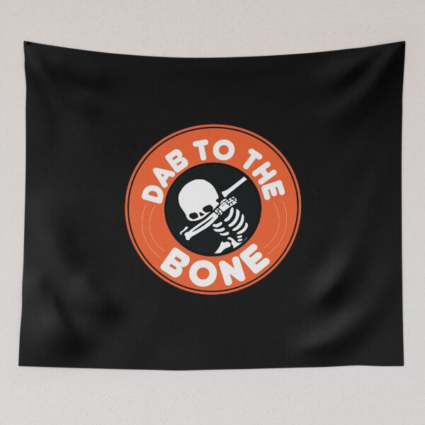 Item preview, Orange Halloween Dabbing Skeleton Dab to the Bone designed and sold by TheMattDesigns.