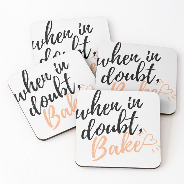Item preview, When In Doubt, Bake designed and sold by Hedda Young.