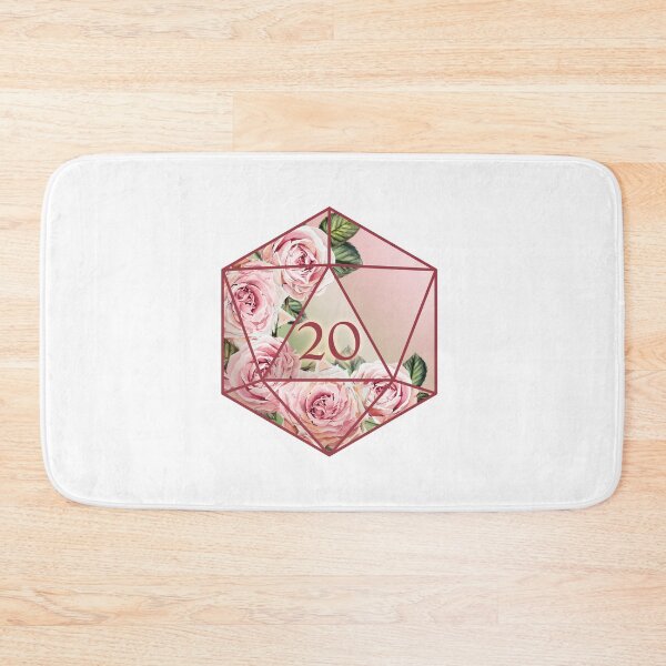 Item preview, Romantic roses pink D20 designed and sold by MermaidMirror.