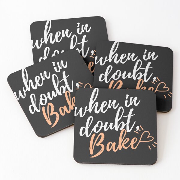 Item preview, When In Doubt, Bake designed and sold by Hedda Young.