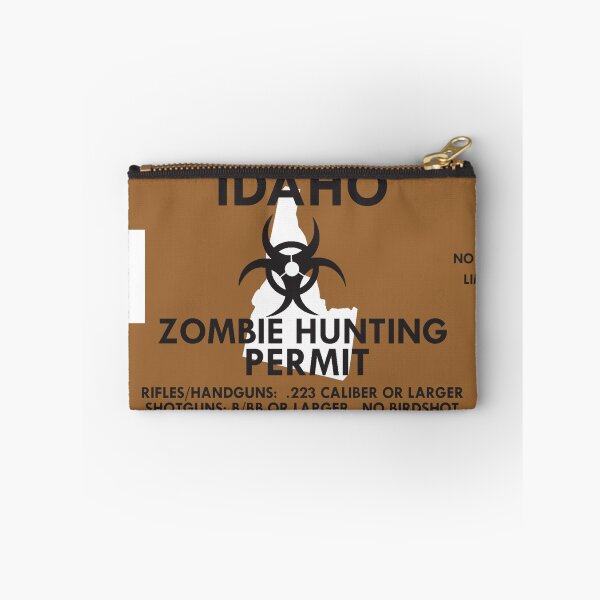 Item preview, Zombie Hunting Permit - IDAHO designed and sold by SMALLBRUSHES.