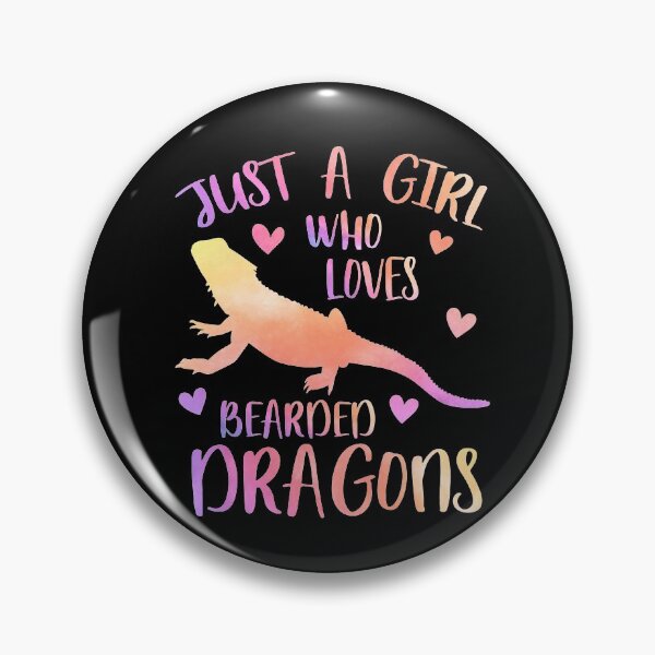 Item preview, Just a Girl who loves Bearded Dragons designed and sold by PrettyPittie Shop.