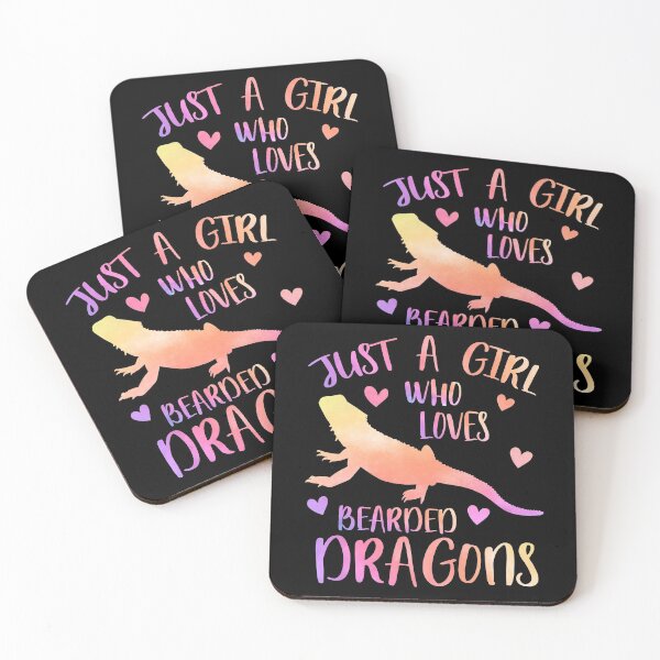 Item preview, Just a Girl who loves Bearded Dragons designed and sold by PrettyPittie Shop.
