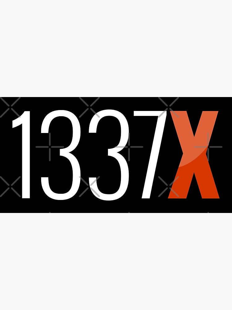 Discover 1337x Logo Premium Matte Vertical Poster