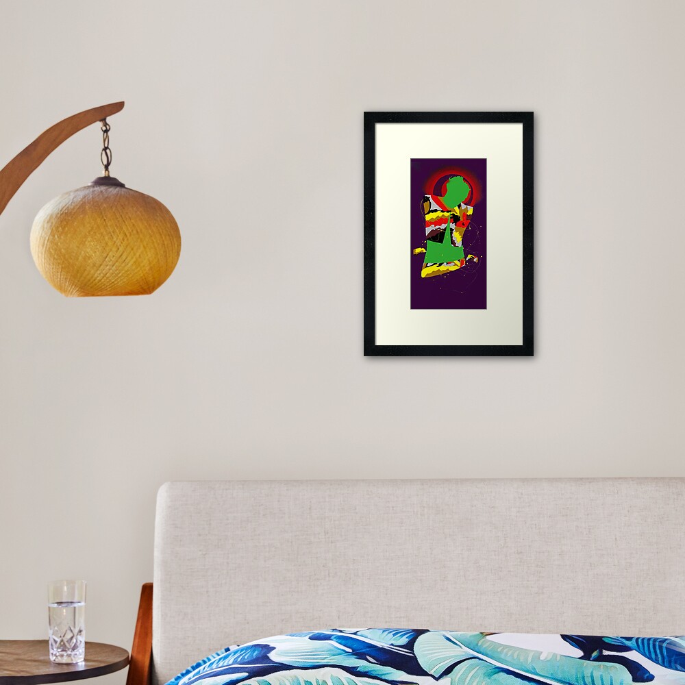 Saint Fire -by the Saints Art Project Framed Art Print