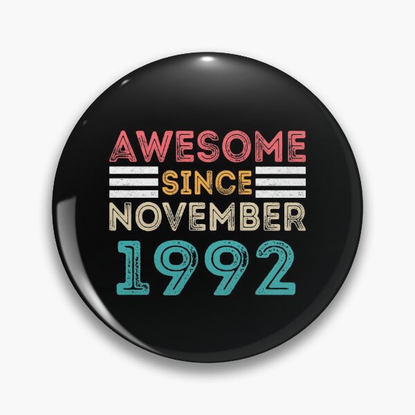 Item preview, Retro Vintage 28th Birthday - Awesome Since November 1992 designed and sold by meedTee.