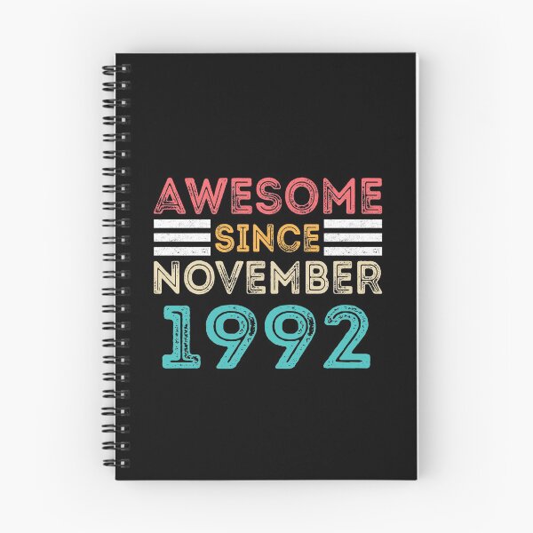 Item preview, Retro Vintage 28th Birthday - Awesome Since November 1992 designed and sold by meedTee.