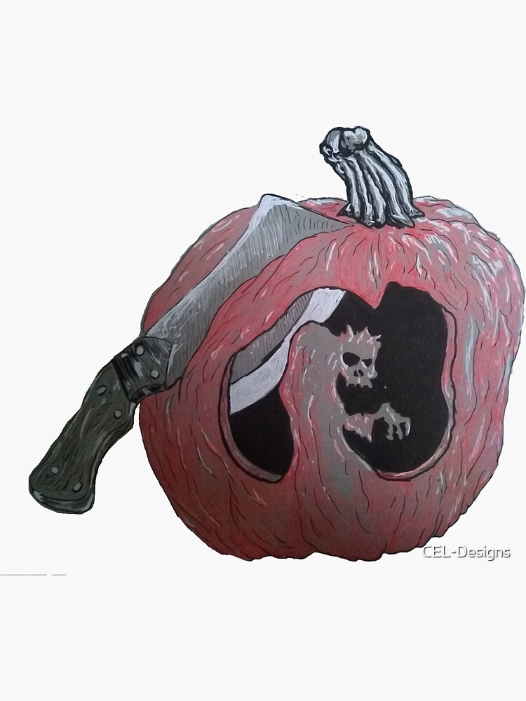 quot Zombie Pumking Carving quot Sticker for Sale by CEL Designs Redbubble quot Zombie Pumking Carving quot Sticker for Sale by CEL Designs Redbubble