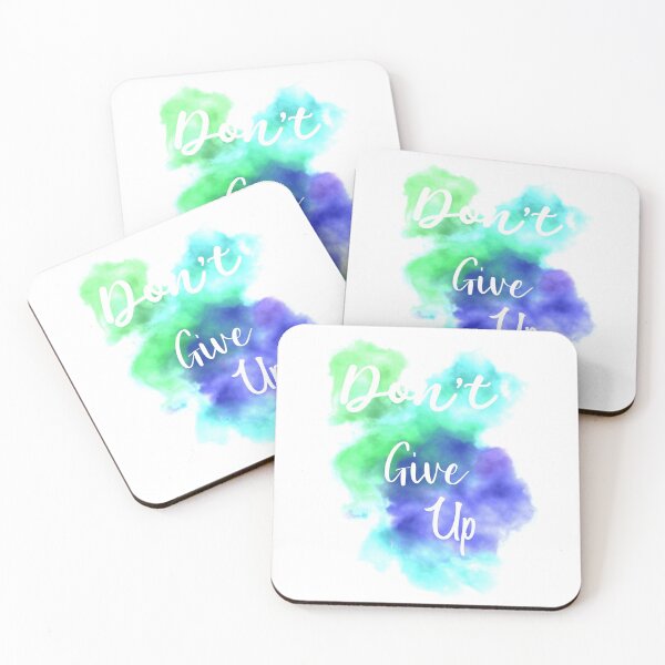 Item preview, Don't Give Up Watercolor Splash designed and sold by ImpostorPanda.