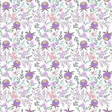 Artwork thumbnail, Purple Peonies by nownbeyond