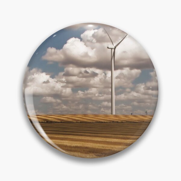 Item preview, Wind Turbines on a Checkerboard Landscape designed and sold by JohnDSmith.