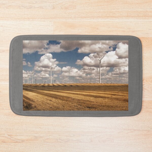 Item preview, Wind Turbines on a Checkerboard Landscape designed and sold by JohnDSmith.