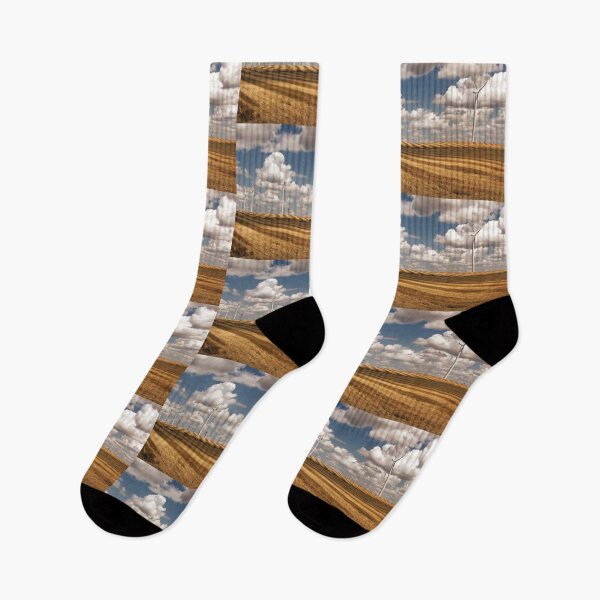 Item preview, Wind Turbines on a Checkerboard Landscape designed and sold by JohnDSmith.