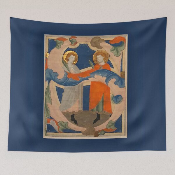 Item preview, Illustrated Letter S from a Medieval Manuscript designed and sold by ricoflinn.