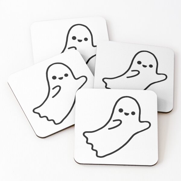 Item preview, cute flying ghost designed and sold by LunaStickerCo.
