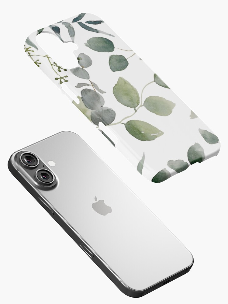 Thumbnail 2 of 4, iPhone Case, Eucalyptus Multi designed and sold by aliawallco.