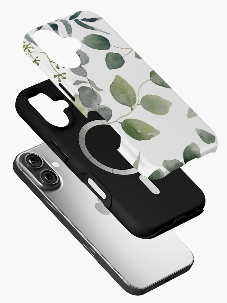 Thumbnail 2 of 4, iPhone Case, Eucalyptus Multi designed and sold by aliawallco.