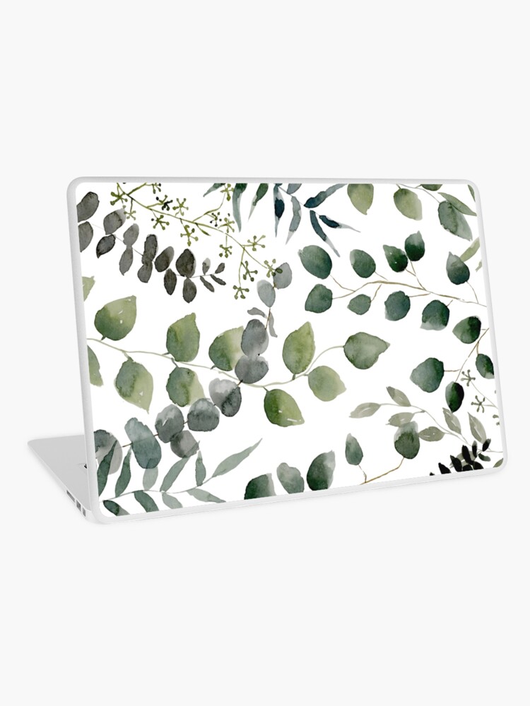 Thumbnail 1 of 2, Laptop Skin, Eucalyptus Multi designed and sold by aliawallco.
