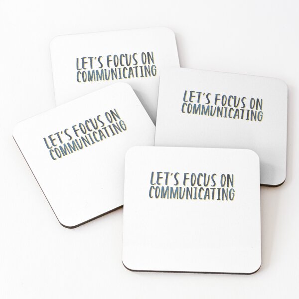 Item preview, Let's Focus On Communicating Cute Lyrics Watercolor designed and sold by sharedipmemes.