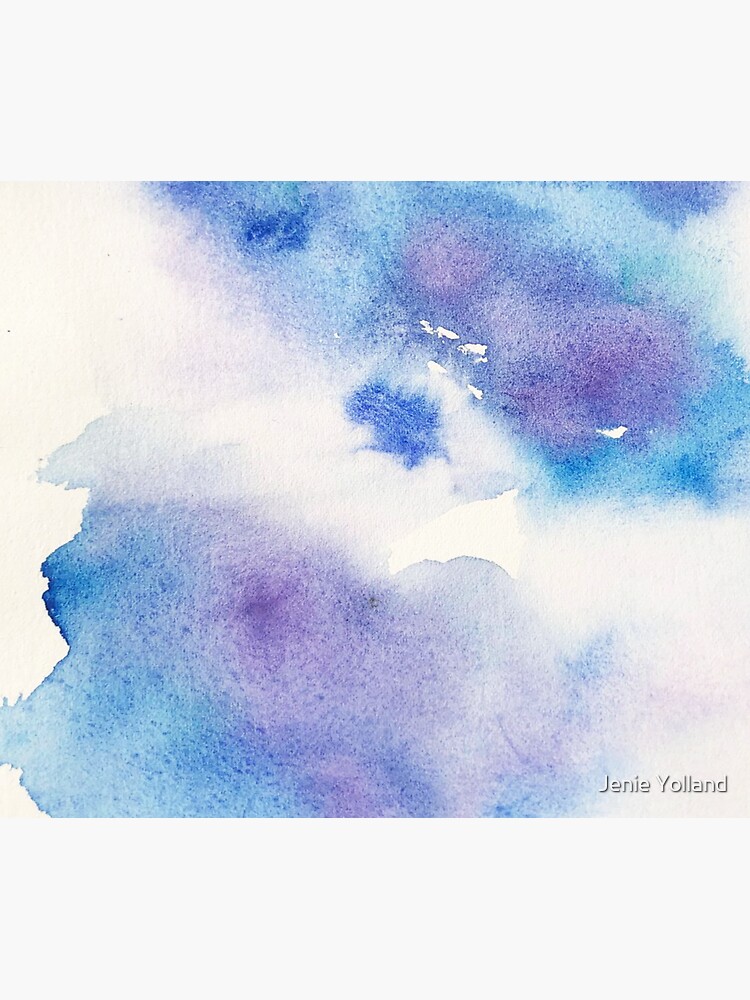 Liquid Art in Lavender and Blue by JenieYolland