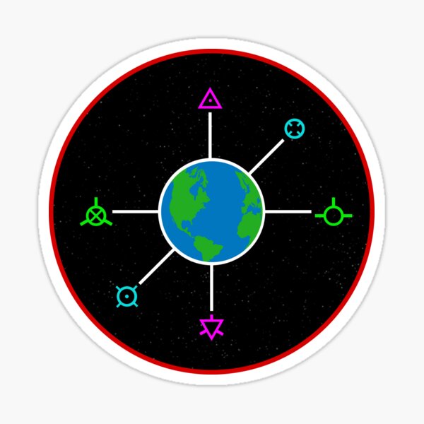 Kerbal Space Program - Earth Maneuver Node Sticker