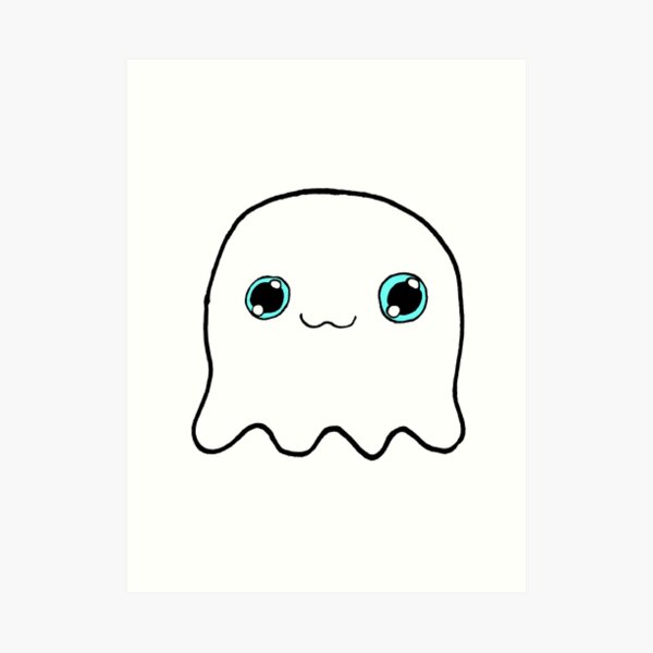 Laminas Artisticas Chibi Ghost Redbubble