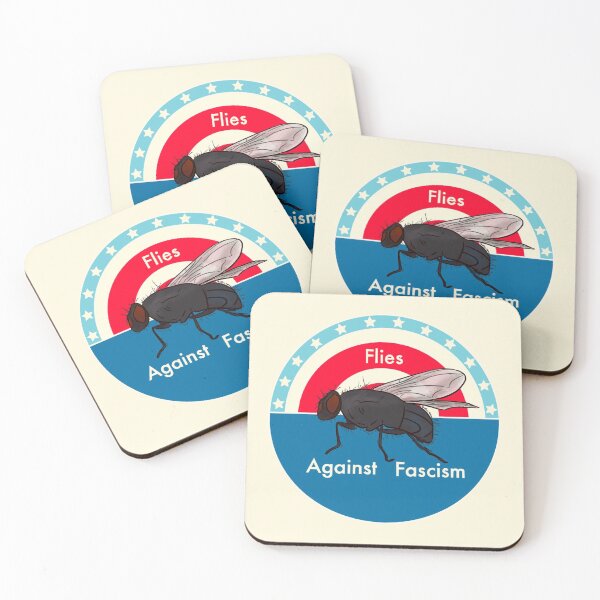 Item preview, Flies Against Fascism designed and sold by Heather Spencer.