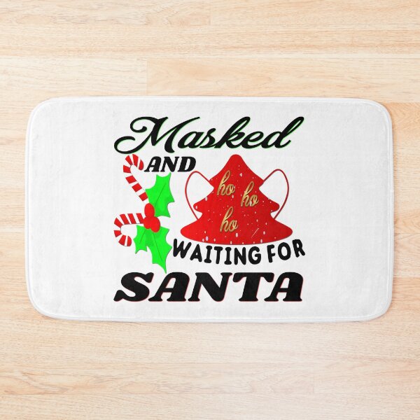 Item preview,  masked and waiting for santa,ho ho ho, short christmas jokes 2020 designed and sold by khalidelk.