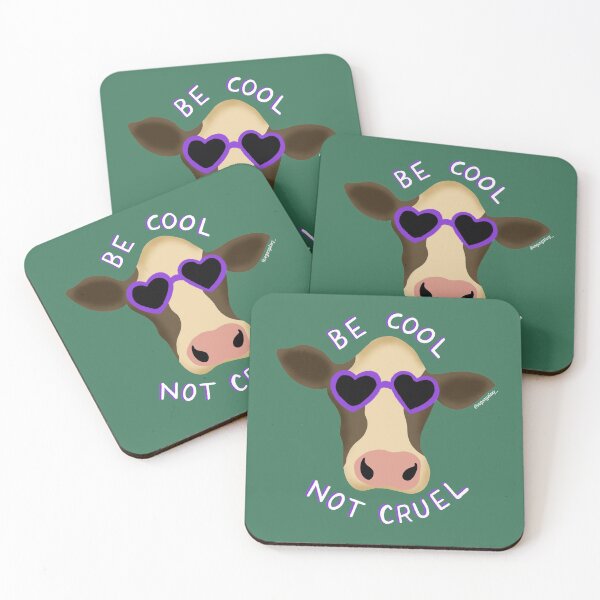 Item preview, Be cool not cruel designed and sold by vegansfacts.