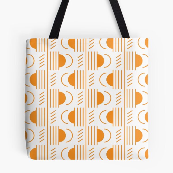 Item preview, Lines & Semicircles Geometric Pattern – Orange designed and sold by RoguePatterns.