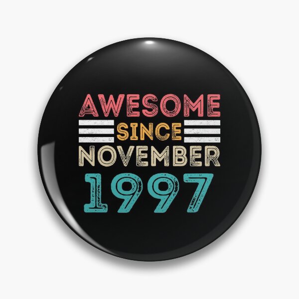 Item preview, Retro Vintage 23rd Birthday - Awesome Since November 1997 designed and sold by meedTee.