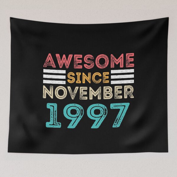 Item preview, Retro Vintage 23rd Birthday - Awesome Since November 1997 designed and sold by meedTee.