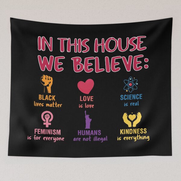 Item preview, In This House We Believe  designed and sold by GuessDesigns.