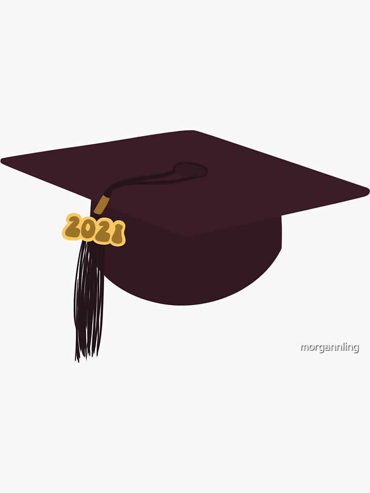 Maroon graduation cap sale