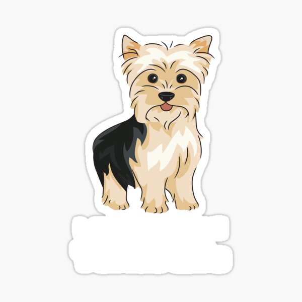 The Yorkie Life Sticker For Sale By Emorysfall Redbubble