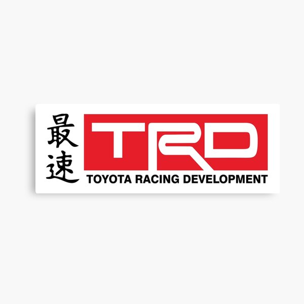 Toyota Racing Developments JDM Classic Canvas Print