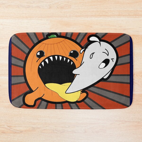 Item preview, Virtual halloween cute pumpkin eating funny ghost designed and sold by ChatterFox.
