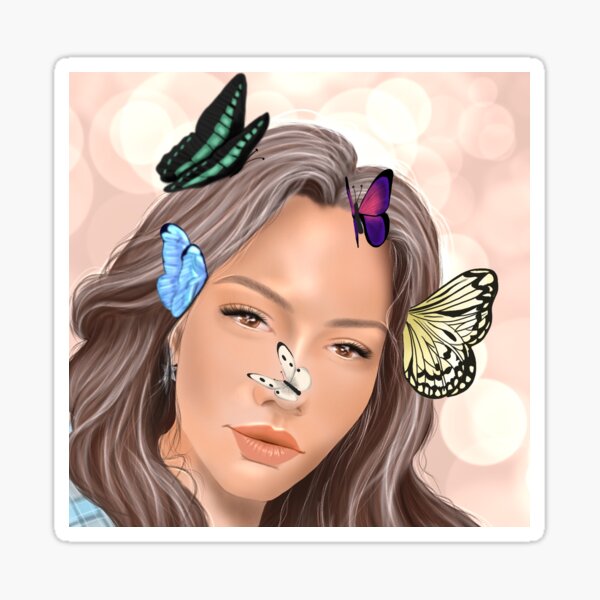 "Melek " Sticker for Sale by ItsYouEmma | Redbubble