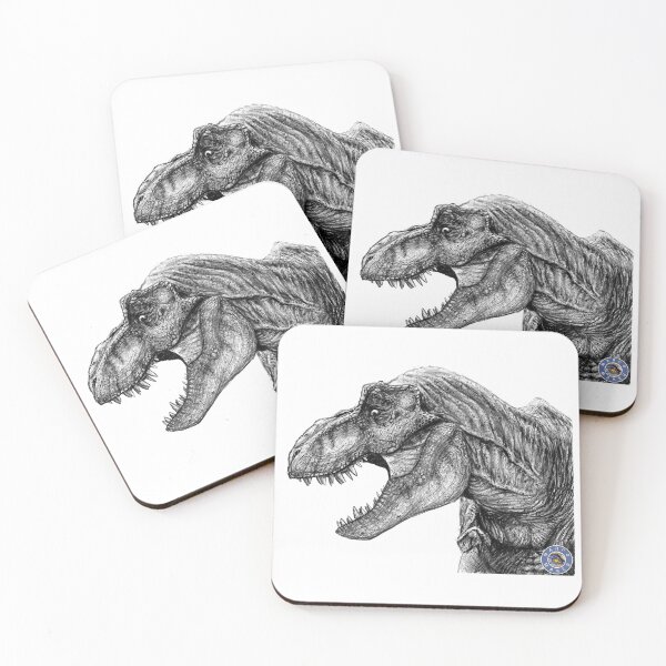 Item preview, T REX Dinosaur Drawing designed and sold by MarcoMakes.