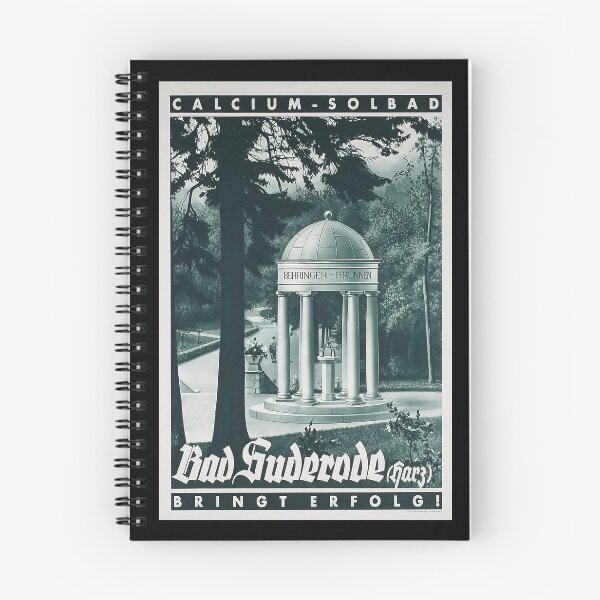 Item preview, Bad Suderode retro poster designed and sold by CorasPosters.