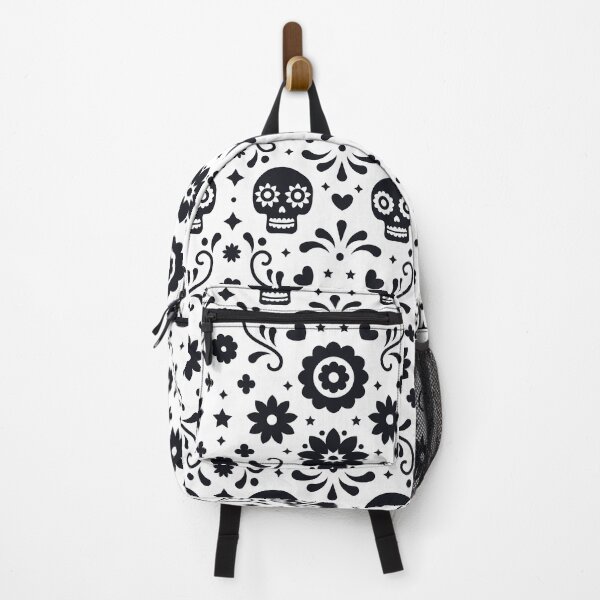 Item preview, Black Flower Skulls designed and sold by mischellero.