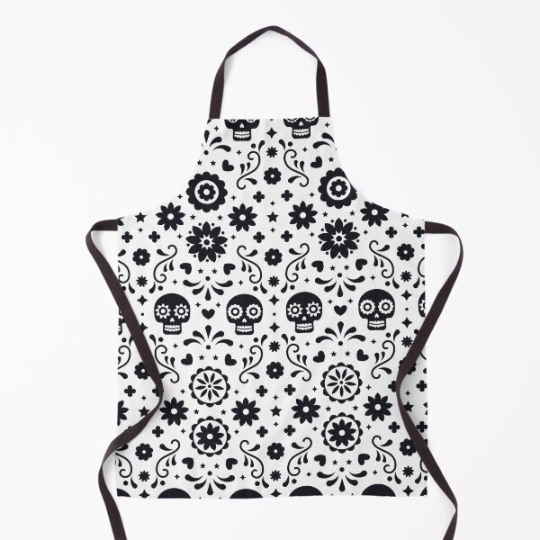 Item preview, Black Flower Skulls designed and sold by mischellero.