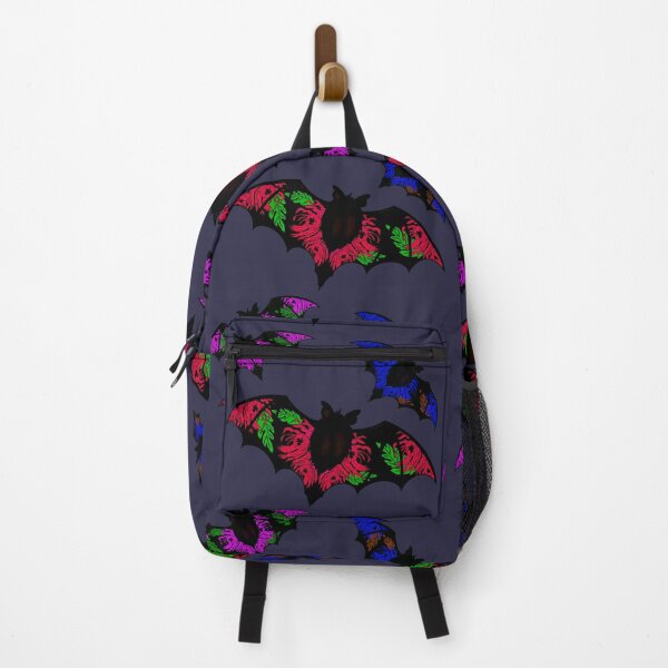 Item preview, Halloween bats and multicolored chrysanthemums designed and sold by BV-creas.