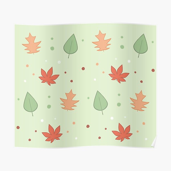 Fall Pattern Poster