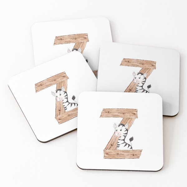 Item preview, Watercolor Zebra Letter Z | Kids Alphabet designed and sold by SerendipityNow.