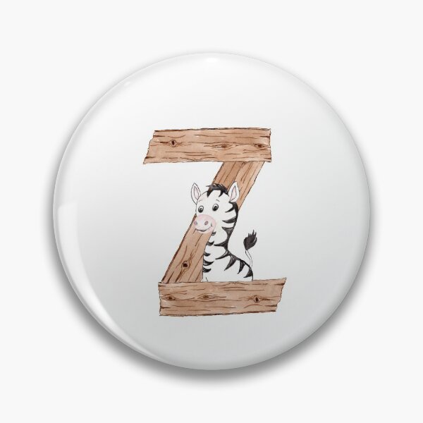 Item preview, Watercolor Zebra Letter Z | Kids Alphabet designed and sold by SerendipityNow.