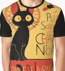 La Petite Sociere et le Chat Noir - Service de Livraison Graphic T-Shirt